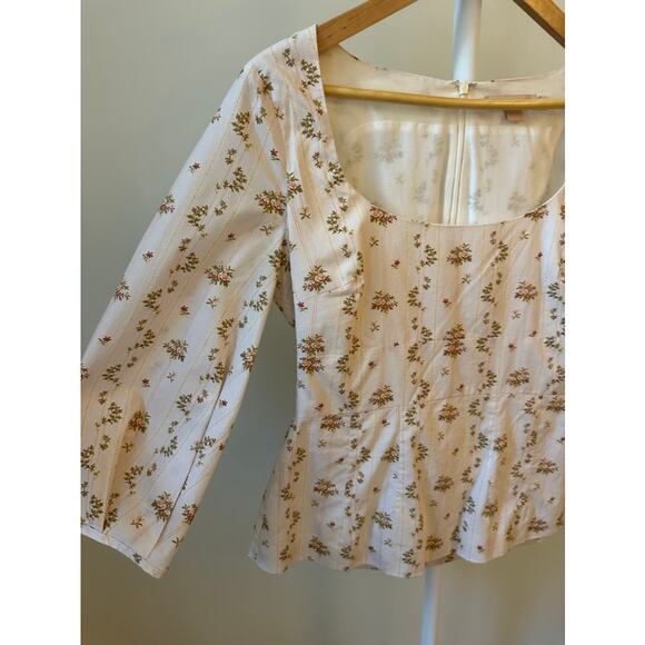 Brock Collection Floral Blouse, Size 4 - Picture 2 of 5